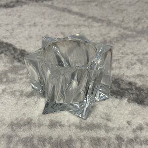 Crystal Star-Shaped Candle Holder